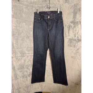 Not Your Daughters Jeans Bootcut Dark Wash Stretch‎ Denim Womens Size 6